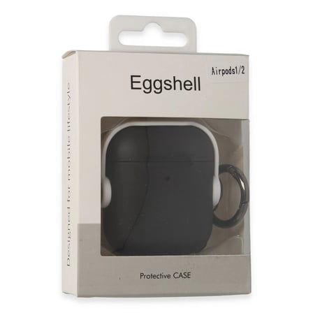 Apple Airpods 2 (2.nesil) Cool Kılıf - Siyah