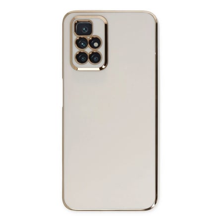 Xiaomi Redmi 10 2022 Kılıf Volet Silikon - Beyaz