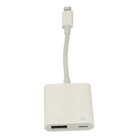 Apr22 Iphone Otg 2in1 - Beyaz