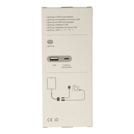 Apr22 Iphone Otg 2in1 - Beyaz