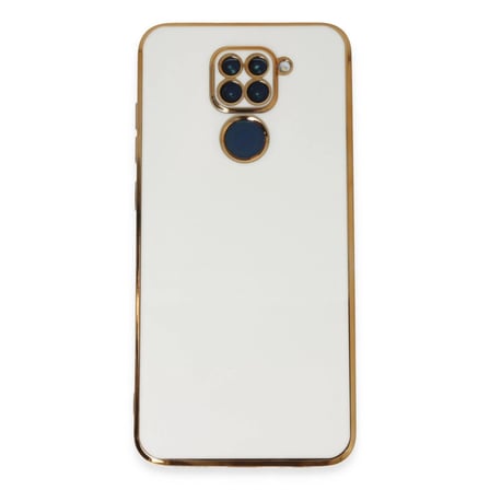 Xiaomi Redmi Note 9 Kılıf Volet Silikon - Beyaz