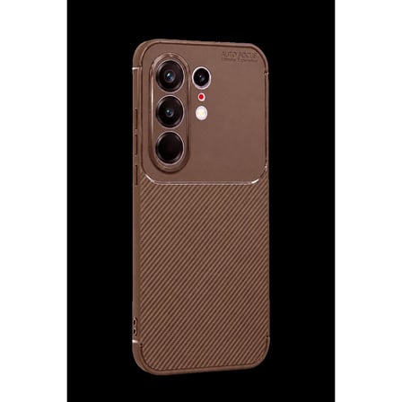 Tecno Camon 50 Pro 5g Auto Focus Karbon Kapak - Kahverengi