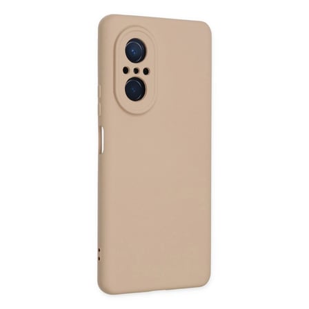 Huawei Nova 9 Se Kılıf Nano İçi Kadife Silikon - Pudra