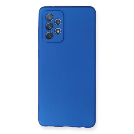 Samsung Galaxy A72 Kılıf First Silikon - Mavi