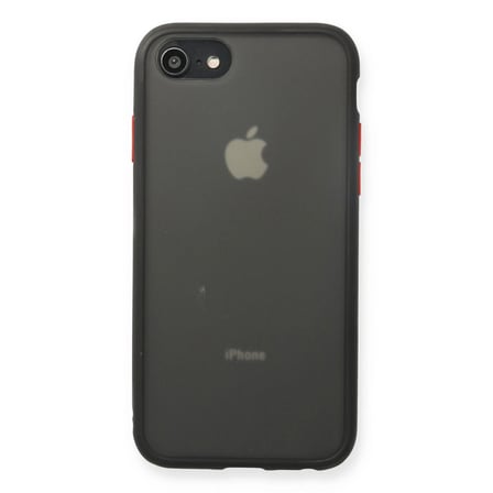 Apple İphone 7 Kılıf Montreal Silikon Kapak - Siyah