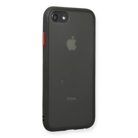 Apple İphone 7 Kılıf Montreal Silikon Kapak - Siyah