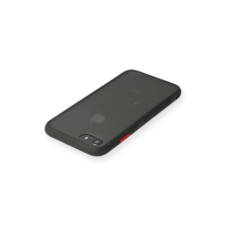 Apple İphone 7 Kılıf Montreal Silikon Kapak - Siyah