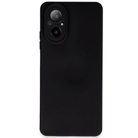 Realme 12 Lite Kılıf Nano İçi Kadife Silikon - Siyah
