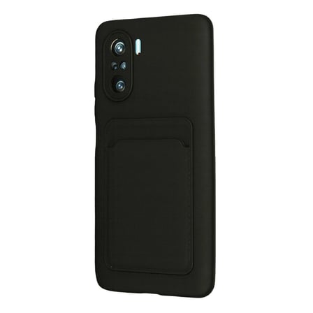 Xiaomi Mi 11i Kılıf Kelvin Kartvizitli Silikon - Siyah