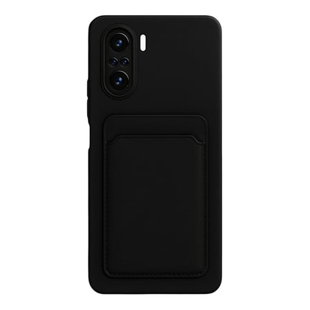 Xiaomi Mi 11i Kılıf Kelvin Kartvizitli Silikon - Siyah