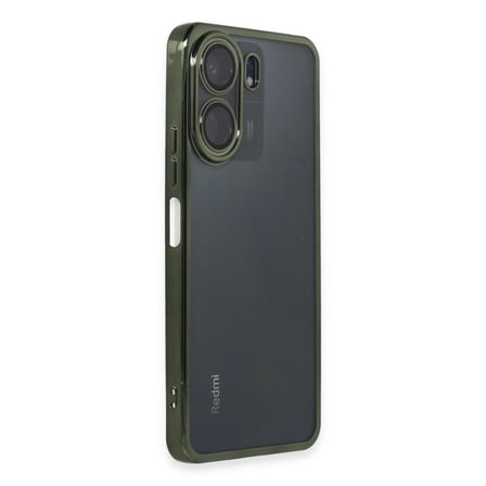 Xiaomi Redmi 13c Kılıf Razer Lensli Silikon - Yeşil