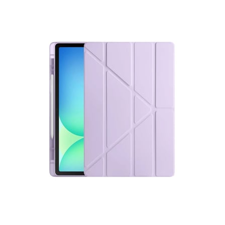 huawei honor pad x9 11.5 kılıf kalemlikli mars tablet kılıfı - lavender