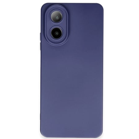 Oppo A38 Kılıf Nano İçi Kadife Silikon - Lacivert