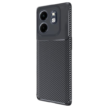 i̇nfinix smart 9 kılıf auto focus karbon kapak - siyah