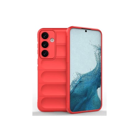 Samsung Galaxy S24 Fe Kılıf Optimum Silikon - Kırmızı