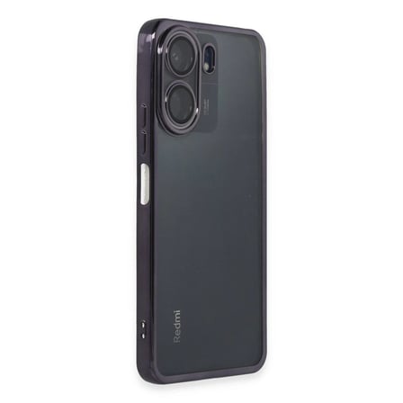 Xiaomi Redmi 13c Kılıf Razer Lensli Silikon - Mor