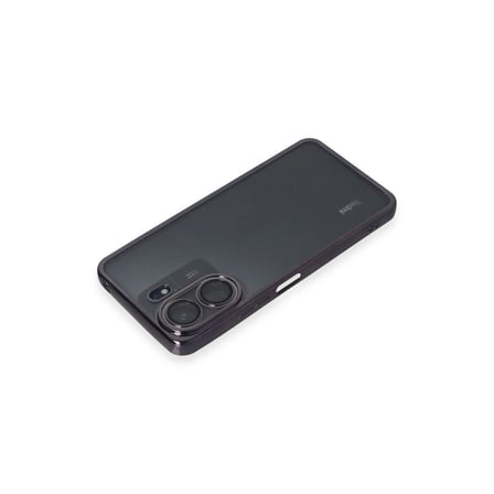 Xiaomi Redmi 13c Kılıf Razer Lensli Silikon - Mor
