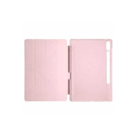 samsung galaxy x510 tab s9 fe 11 kılıf kalemlikli mars tablet kılıfı - rose gold