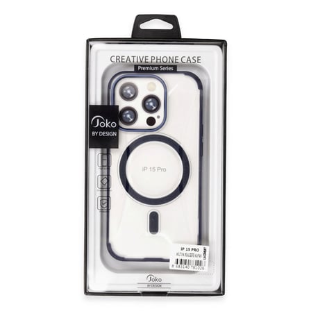 Joko Apple İphone 15 Pro Max Hilton Magsafe Kapak - Lacivert
