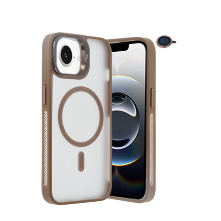Joko Apple İphone 16e Flet Lens Magsafe Kapak - Gold