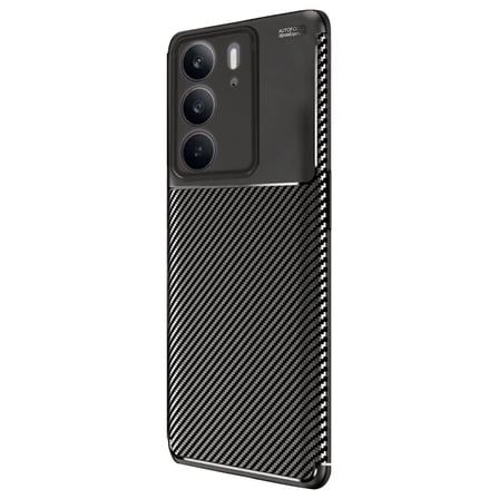 realme c75 4g auto focus karbon kapak - siyah