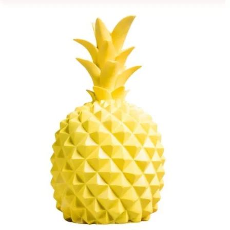 Ananas Şeklinde Desenli Büyük Boy Pilli Masa Ve Gece Lambası Bx40