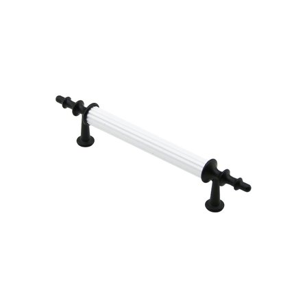 10 Adet Beyaz - Siyah Boru Kulp 9.6cm Bx40