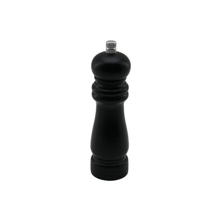 Siyah Ahşap  Küçük= Çap: 4.5cm - Uzunluk: 15.5cm Tuz - Baharat Öğütücü Bx40
