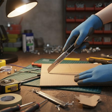 60 Adet Mini Metal Falçata Maket Bıçak Bx40