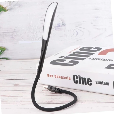 Usb Girişli 14 Ledli 3 Kademeli Dokunmatik Masa/kitap Okuma Lambası Ledi Siyah Bx40