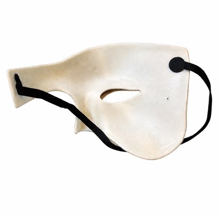 Beyaz Yarım Erkek Maske – Phantom Parti &amp;amp;amp; Balo Maskesi Bx40