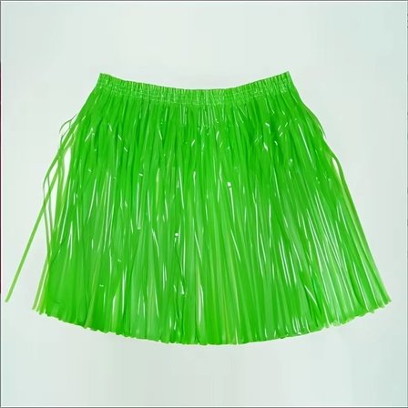 Neon Yeşil Hawaii Parti Eteği 40 Cm Bx40