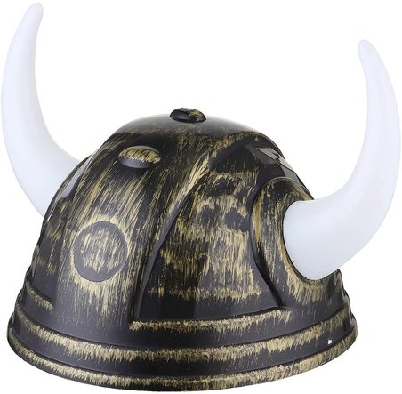 Viking Başlığı Asteriks Başlığı Altın Renk Bx40