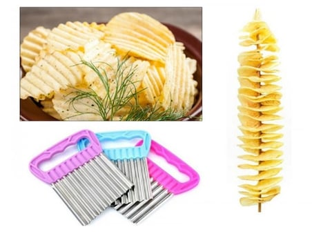 Chips Chopper Şekilli Sebze Ve Meyve Dilimleyici Bx40