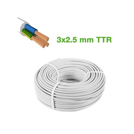 Ttr 3x2.5mm Kablo 100mt  Cca Kablo Bx40