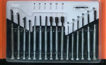 16 Parça Hassas Tornavida Seti Saatçi Ve Telefoncu Tornavidası Bx40