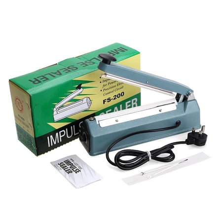 Poşet Ağzı Torba Kapatma Yapıştırma Makinası Demir 20 Cm Bx40
