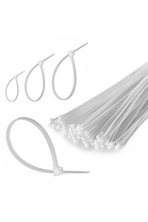 100 Adet Plastik Cırt Kelepçe Kablo Bağı Kablo Düzenleyici- 3.6 X 150 Mm Bx40