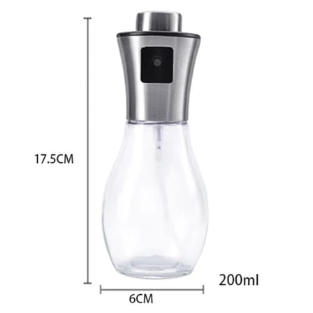 Çok Amaçlı Spreyli Sızdırmaz Cam Şişe Yağdanlık Limon Sirke Sos Püskürtücü Dağıtıcı Sprey Bx40