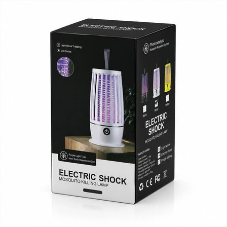 Usb Şarjlı - 2 Renk Işık Asma Aparat - Sessiz Çalışma Uv Işıklı Sinek Kovucu Hs-374 Bx40