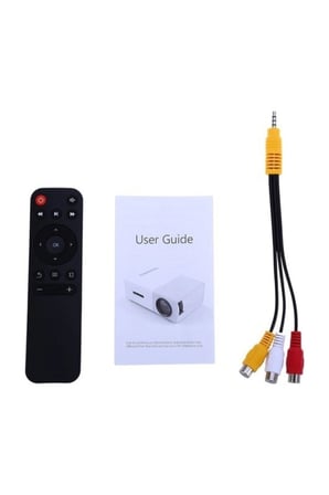 Mini LED Projeksiyon Cihazı, SVGA Çözünürlük, 400 ANSI Lümen Parlaklık, HDMI ve USB Bağlantılı