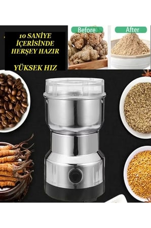Elektrikli Kahve Ve Baharat Öğütücü Çelik Öğütücü Değirmen Ev Tipi
