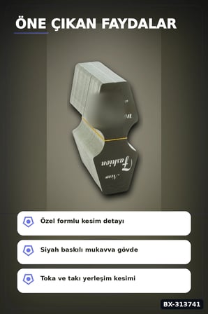 Kraft Mukavva Kolye Toka Kartı 200 Adet 5.5x14 cm Takı Askılık Düzenleyici BX-313741
