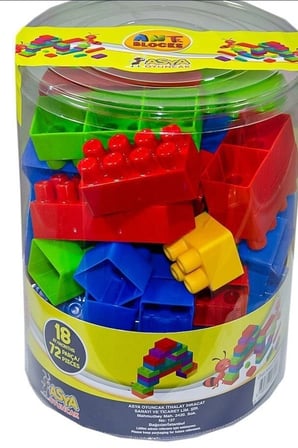 Ant Blocks Eğitici Yapı Blokları 72 Parça - 18 Ay ve Üzeri Çocuk Oyuncak Seti BX-316729