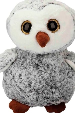 30 cm Peluş Baykuş Oyuncak - Yumuşak Dolgulu, Elde Yıkanabilir, Kahverengi-Siyah Seçenekli BX-313545