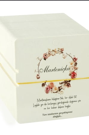 9 Cm Kare Bileklik Kartı Balya 200 Adet - Takı Vitrin Düzenleyici ve Organizer BX-313736