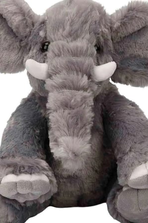 Peluş Fil Oyuncak 30 cm Yumuşak Dolgulu - Tekli Paket, Bebek ve Çocuk İçin Renk Seçenekli BX-313546