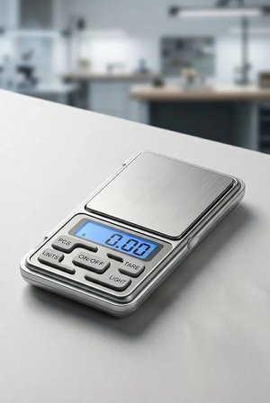 500g 0.01 Hassas Dijital Terazi Kuyumcu Eczane Laboratuvar LCD Ölçüm Tartısı Cep Tipi