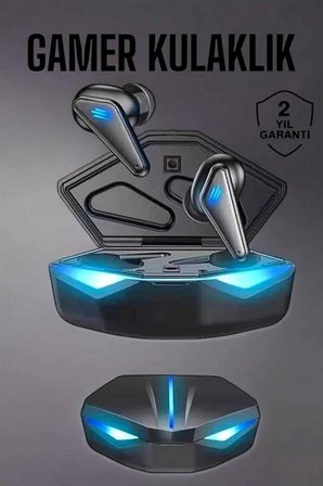 Bluetooth Oyuncu Kulaklığı Led Işıklı Kablosuz ANC Özelliği