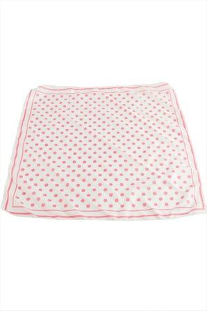 Benekli Desenli Zr Saten Fular 50*50 cm
